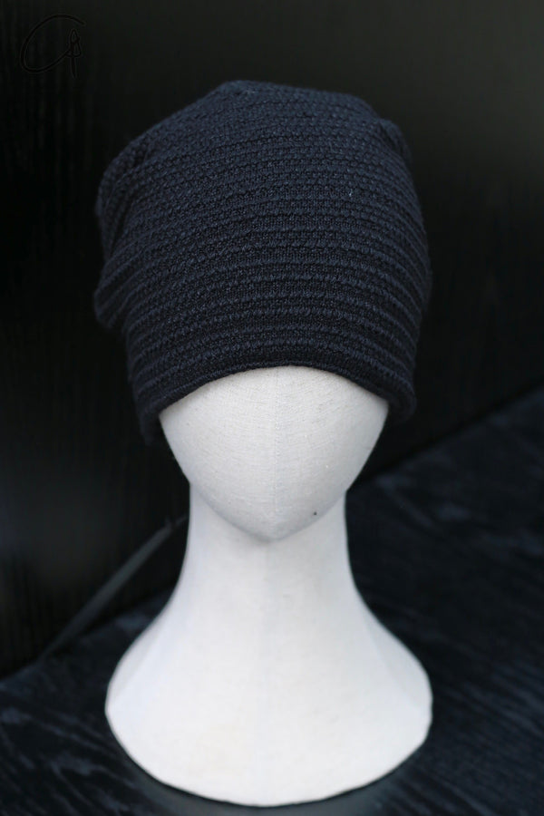 DEVOA knitted hat Japan DVA-TK-KC18-HEI black
